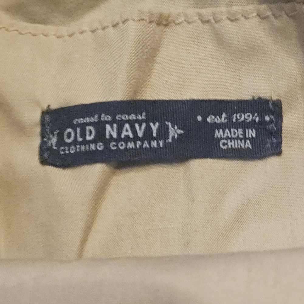 Y2K OLD Navy Bag Purse Navy Blue Ripstop Canvas grommet handles Grunge Gorpcore - Picture 15 of 15